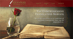Desktop Screenshot of myanmartranslationco.com